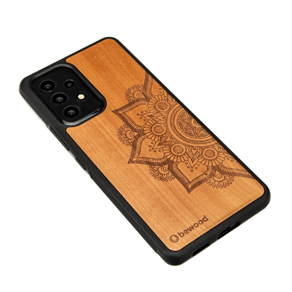 Drewniane Etui na Samsung Galaxy A13 4G MANDALA JABŁOŃ (2)