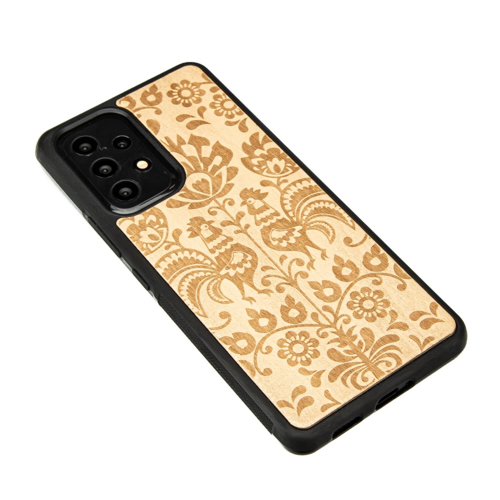 Drewniane Etui na Samsung Galaxy A73 5G POLSKI FOLK ANIEGRE (2)