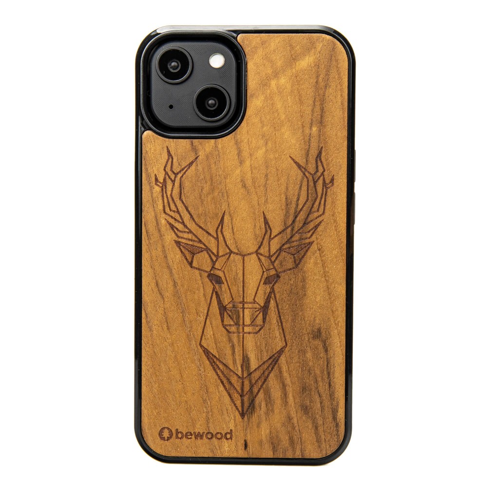Drewniane Etui Bewood na iPhone 14 JELEŃ IMBUIA (1)