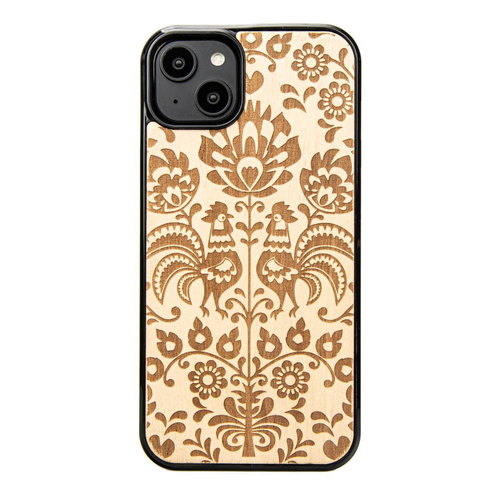 Drewniane Etui Bewood na iPhone 14 Plus POLSKI FOLK ANIEGRE (1)