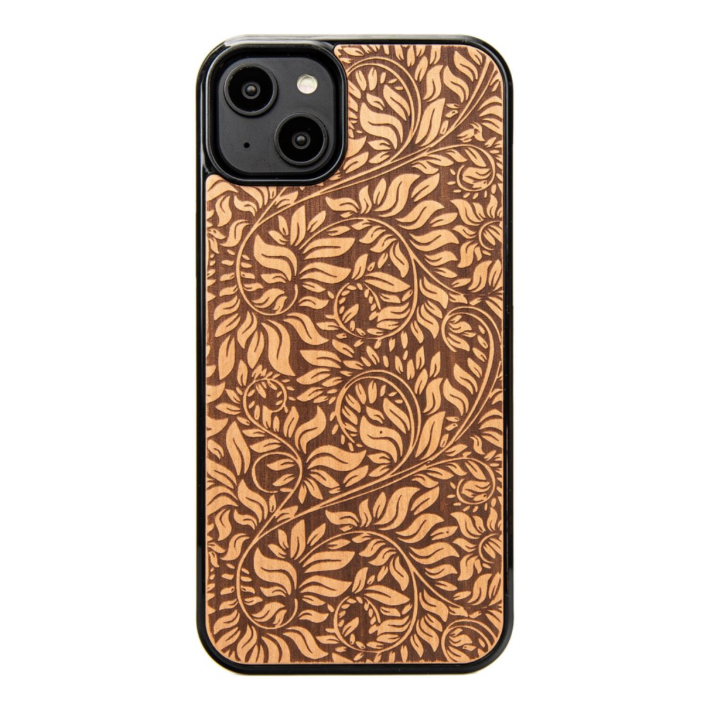 Drewniane Etui Bewood na iPhone 14 Plus LIŚCIE JABŁOŃ (1)