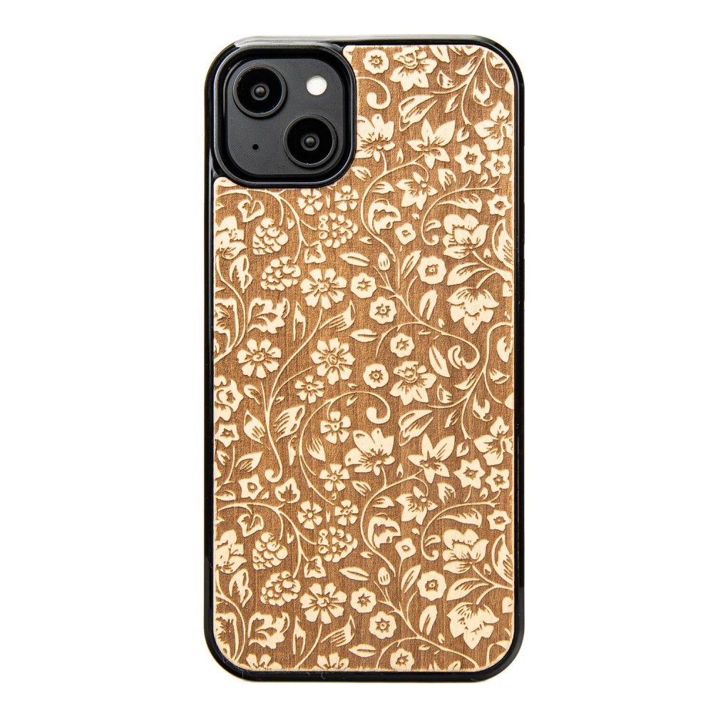 Drewniane Etui Bewood na iPhone 14 Plus KWIATY POLNE ANIEGRE (1)