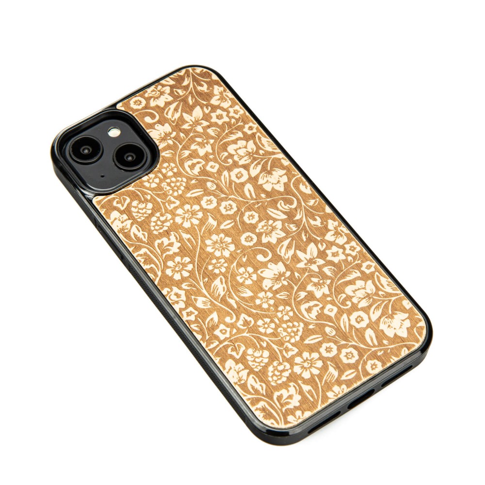 Drewniane Etui Bewood na iPhone 14 Plus KWIATY POLNE ANIEGRE (2)