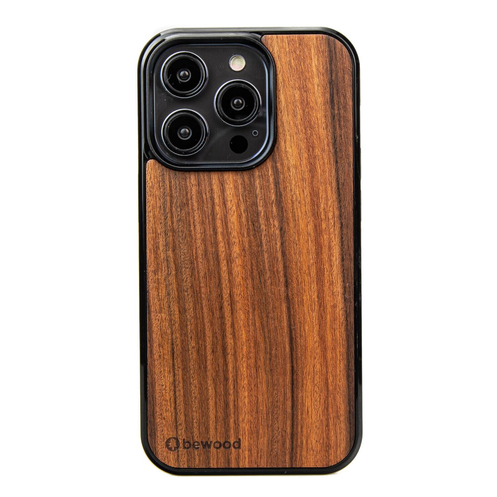 Drewniane Etui Bewood na iPhone 14 Pro PALISANDER SANTOS (1)