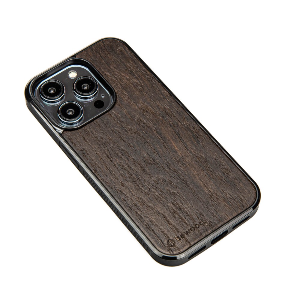 Drewniane Etui Bewood na iPhone 14 Pro DĄB WĘDZONY (2)