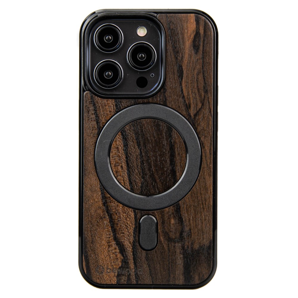 Drewniane Etui Bewood na iPhone 14 Pro Ziricote MagSafe (1)