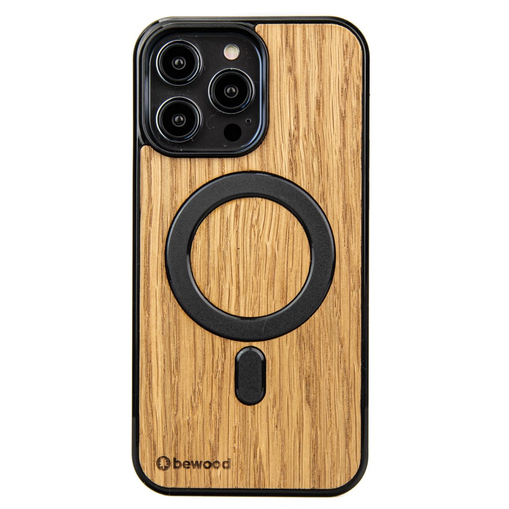 Drewniane Etui Bewood na iPhone 14 Pro Max Dąb MagSafe (1)