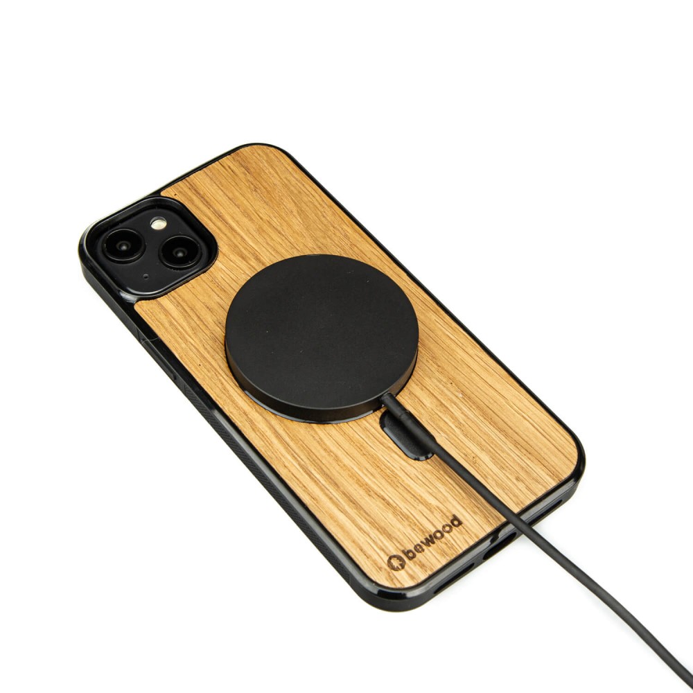 Drewniane Etui Bewood na iPhone 14 Plus Dąb MagSafe (3)