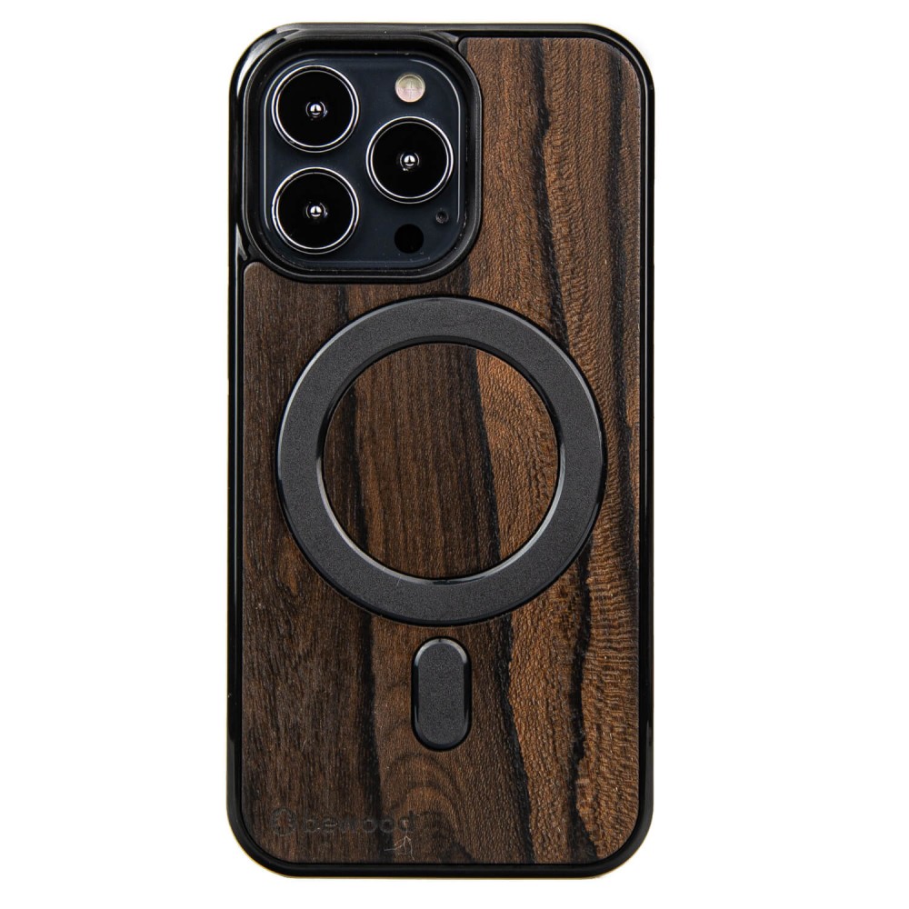 Drewniane Etui Bewood na iPhone 13 Pro Ziricote MagSafe (1)