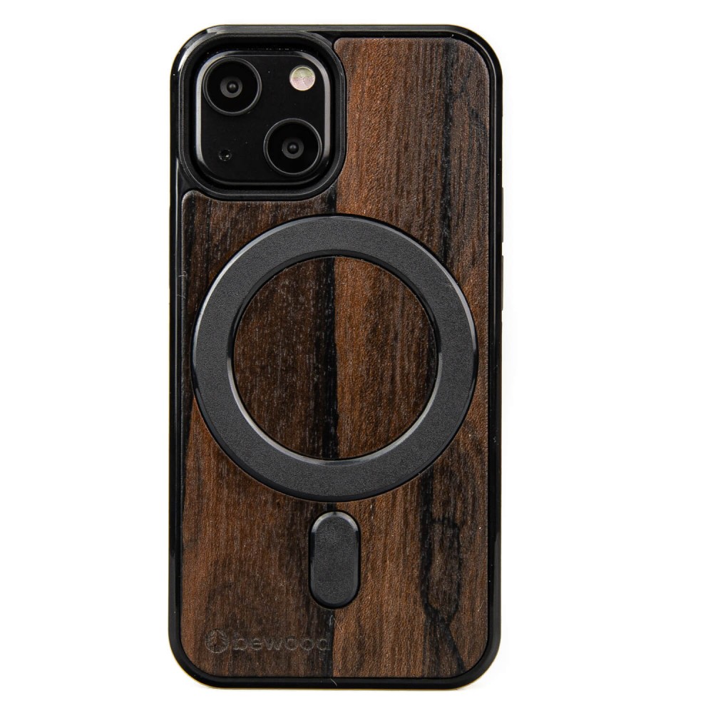 Drewniane Etui Bewood na iPhone 13 Mini Ziricote MagSafe (1)