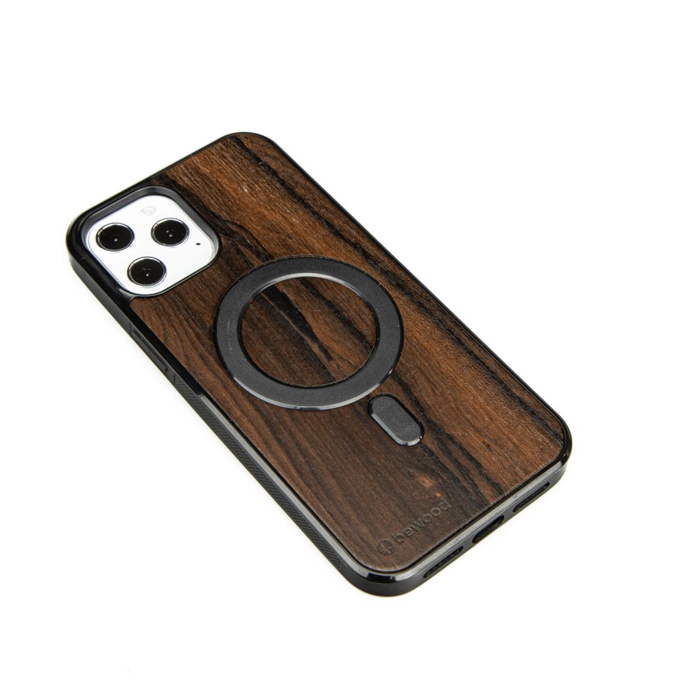 Drewniane Etui Bewood na iPhone 12 Pro Max Ziricote MagSafe (2)