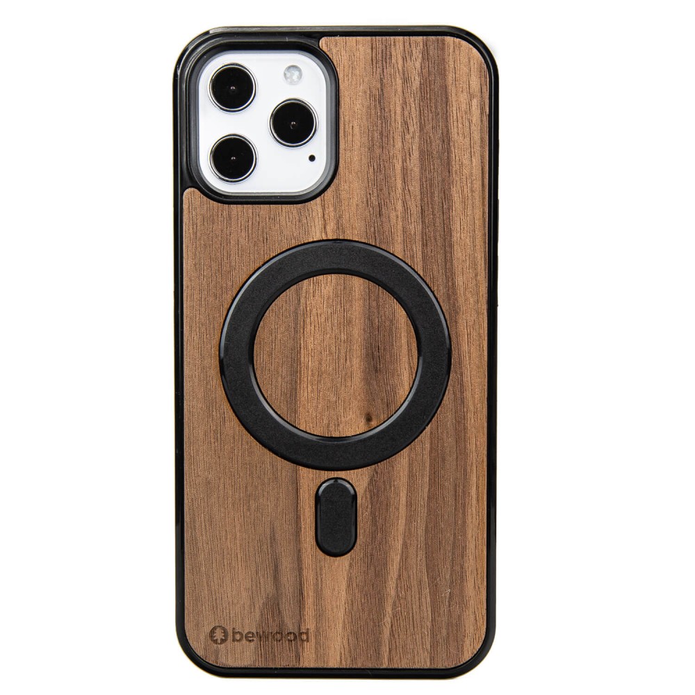 Drewniane Etui Bewood na iPhone 12 Pro Max Orzech Amerykański MagSafe (1)