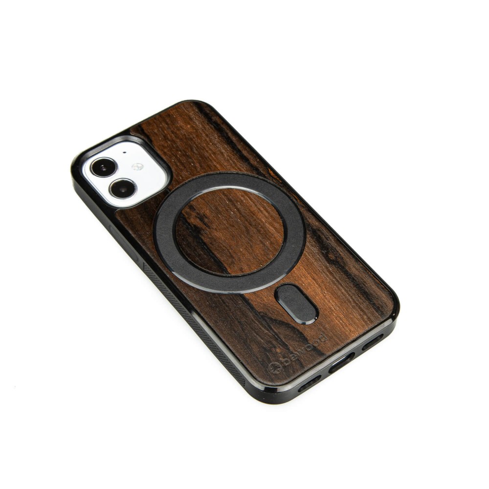 Drewniane Etui Bewood na iPhone 12 Mini Ziricote MagSafe (2)