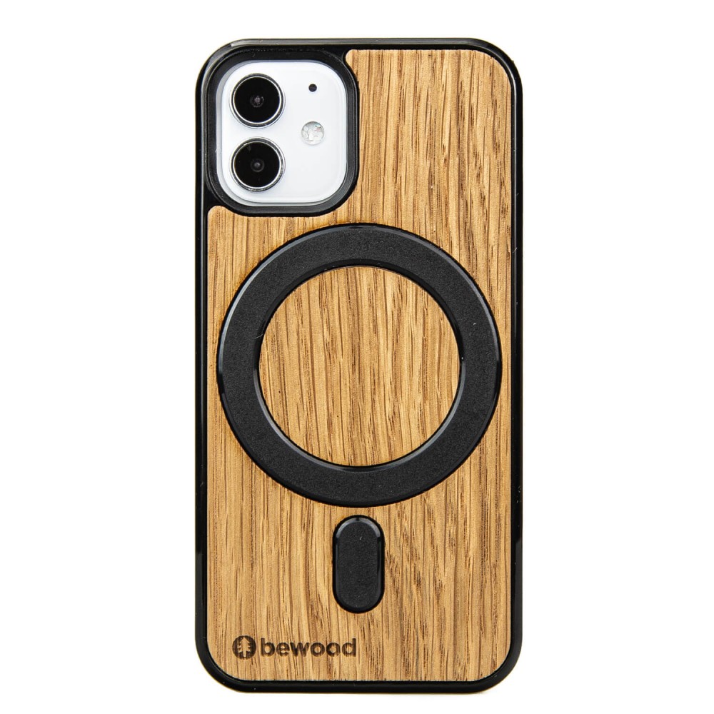 Drewniane Etui Bewood na iPhone 12 Mini Dąb MagSafe (1)