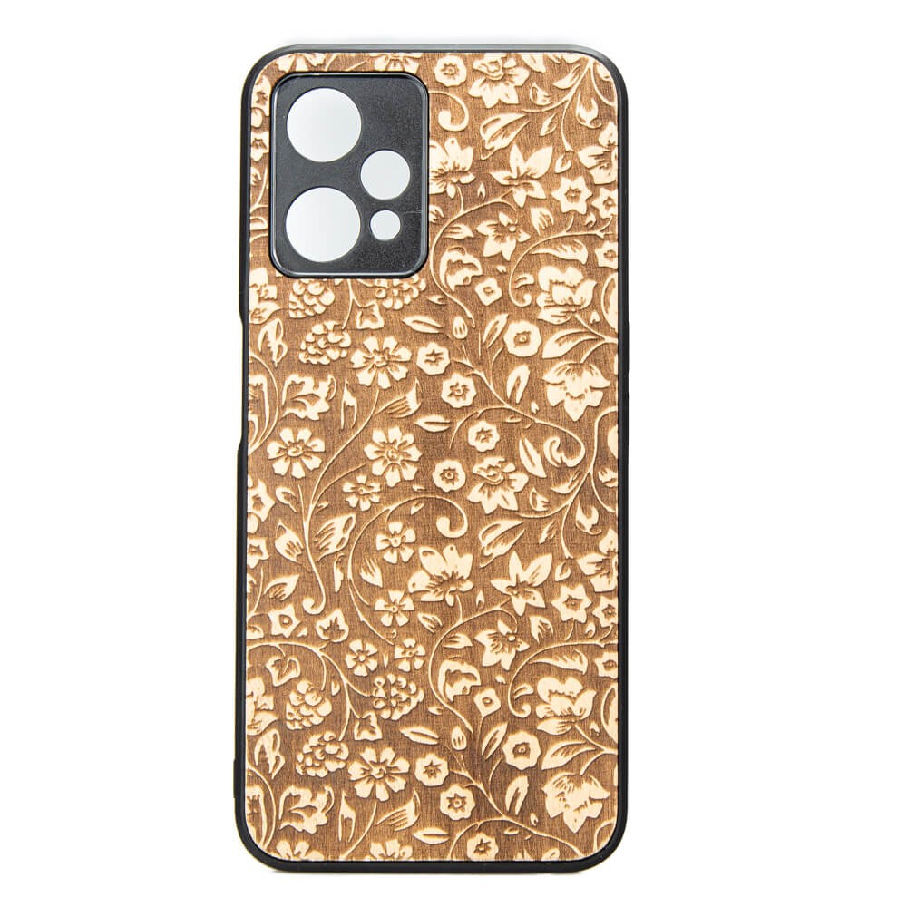 Drewniane Etui Bewood Realme 9 Pro Plus KWIATY POLNE ANIEGRE (1)