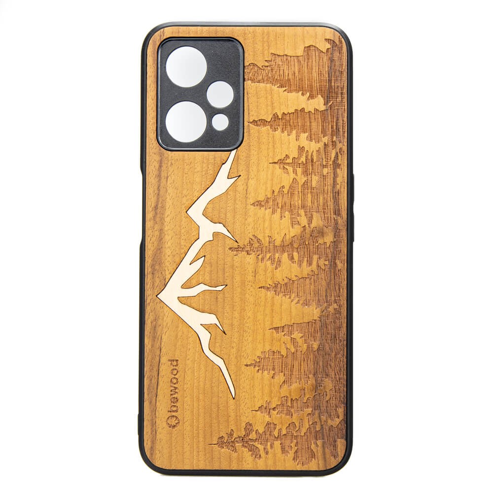 Drewniane Etui Bewood Realme 9 Pro Plus GÓRY IMBUIA (1)
