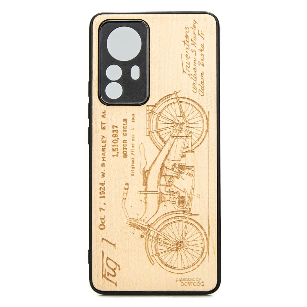 Drewniane Etui Bewood Xiaomi 12 Lite HARLEY PATENT ANIEGRE (1)