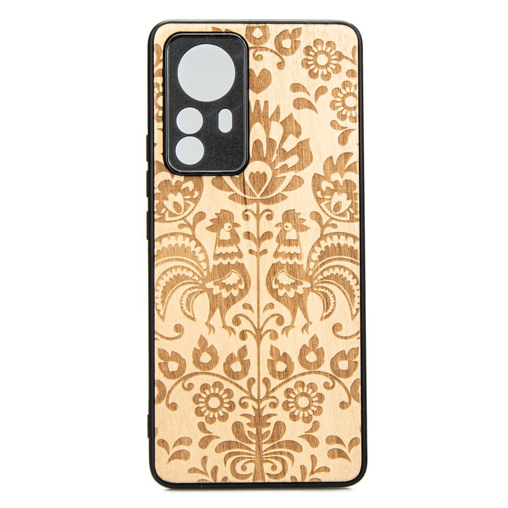 Drewniane Etui Bewood Xiaomi 12T Pro POLSKI FOLK ANIEGRE (1)