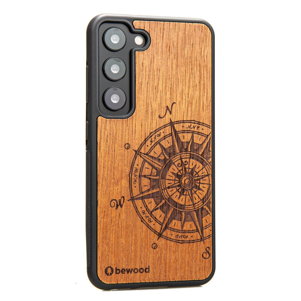 Drewniane Etui Bewood na Samsung Galaxy S23 TRAVELER MERBAU (2)