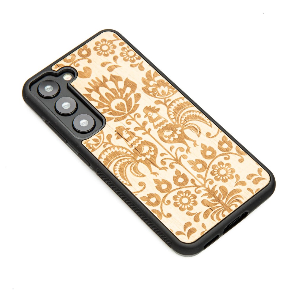 Drewniane Etui Bewood na Samsung Galaxy S23 POLSKI FOLK ANIEGRE (3)
