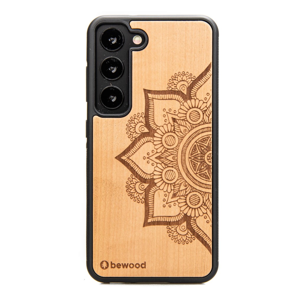 Drewniane Etui Bewood na Samsung Galaxy S23 MANDALA JABŁOŃ (1)