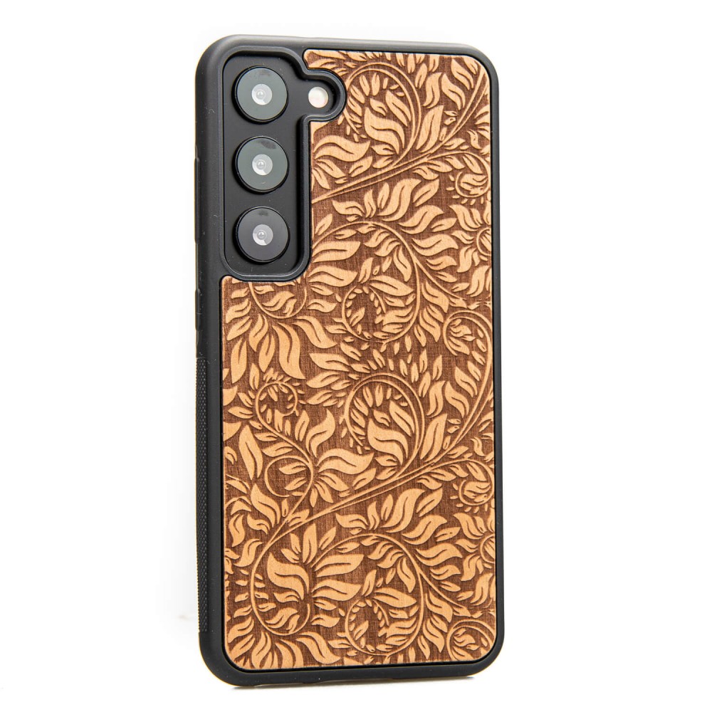 Drewniane Etui Bewood na Samsung Galaxy S23 LIŚCIE JABŁOŃ (2)