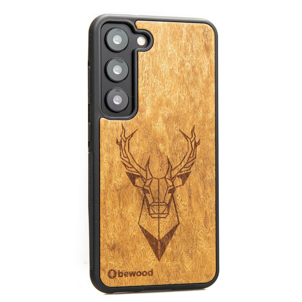 Samsung Galaxy S23 Deer Imbuia Bewood Wood Case (2)
