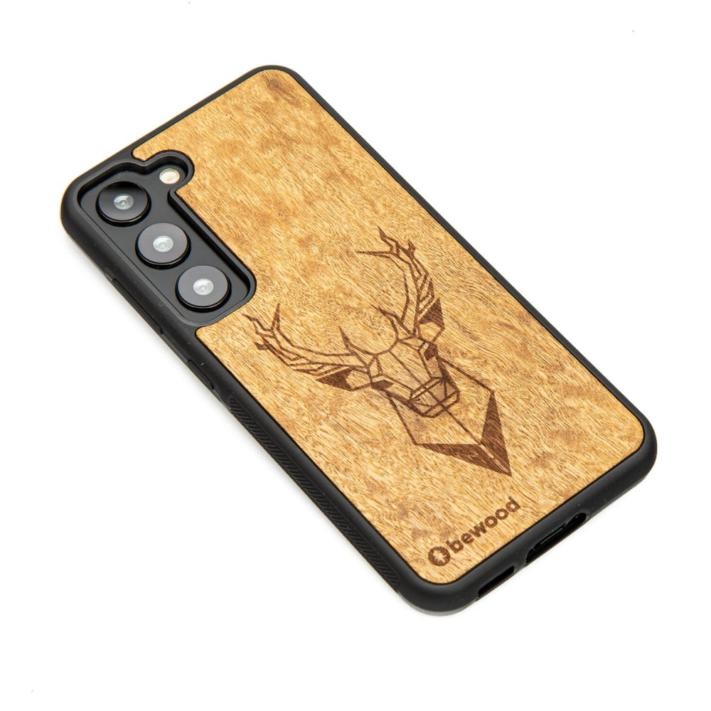 Samsung Galaxy S23 Deer Imbuia Bewood Wood Case (3)