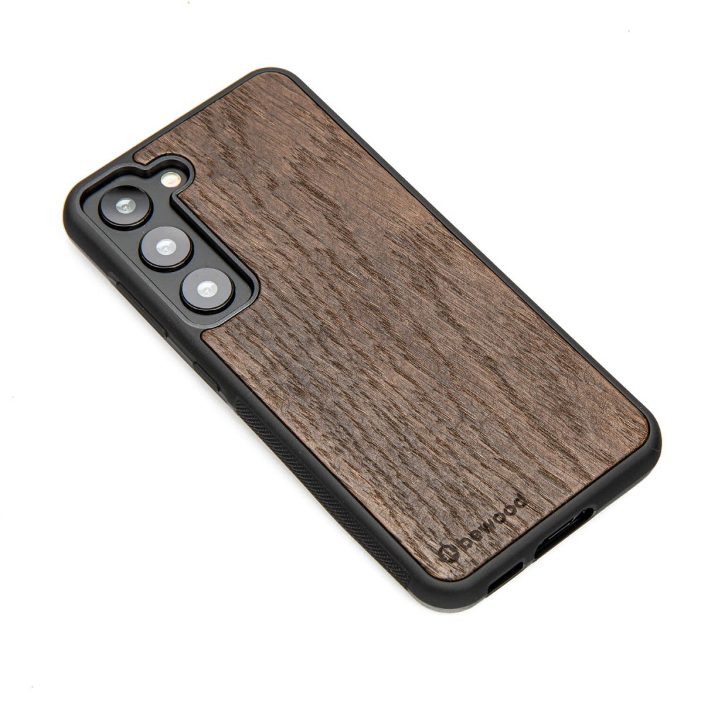 Drewniane Etui Bewood na Samsung Galaxy S23 DĄB WĘDZONY (3)