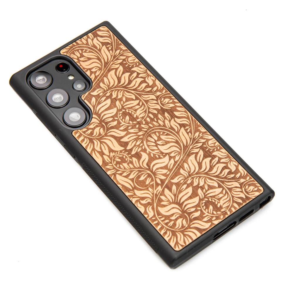 Drewniane Etui Bewood na Samsung Galaxy S23 Ultra LIŚCIE JABŁOŃ (3)