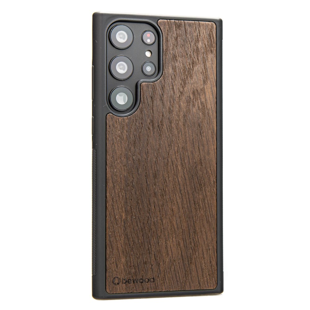 Drewniane Etui Bewood na Samsung Galaxy S23 Ultra DĄB WĘDZONY (2)