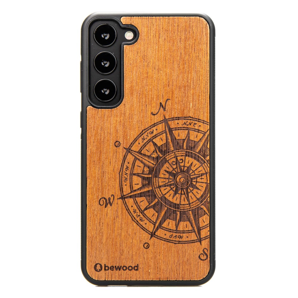 Drewniane Etui Bewood na Samsung Galaxy S23 Plus TRAVELER MERBAU (1)