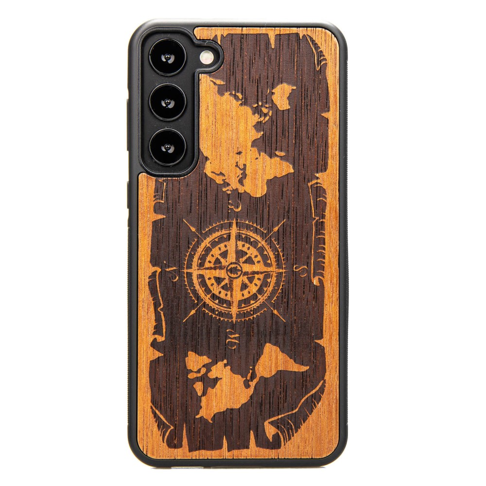 Samsung Galaxy S23 Plus Compass Merbau Bewood Wood Case (1)