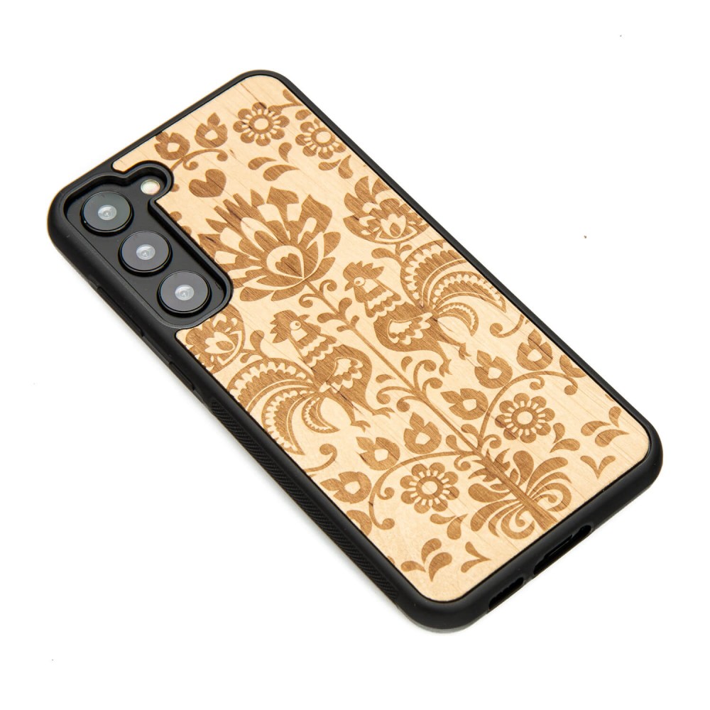 Drewniane Etui Bewood na Samsung Galaxy S23 Plus POLSKI FOLK ANIEGRE (3)
