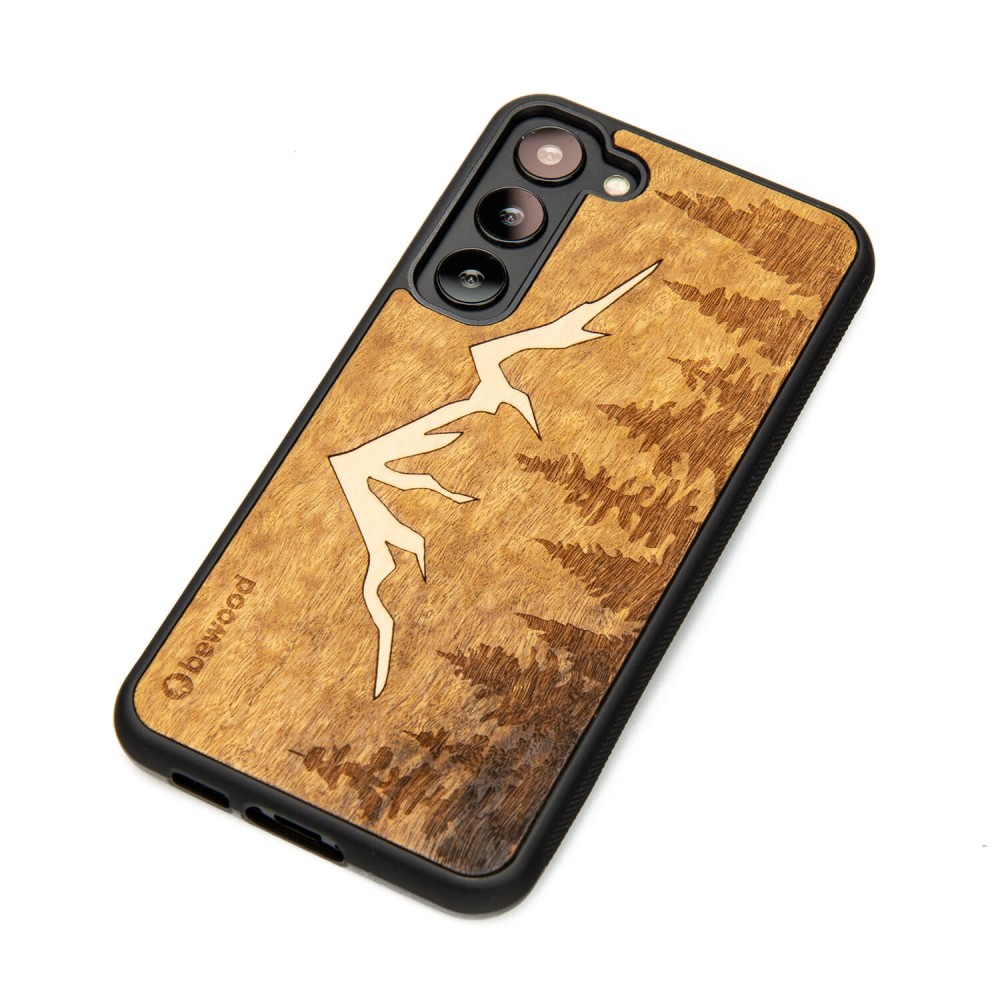 Drewniane Etui Bewood na Samsung Galaxy S23 Plus GÓRY IMBUIA (3)