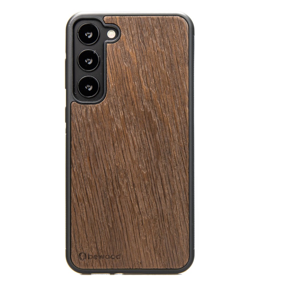 Drewniane Etui Bewood na Samsung Galaxy S23 Plus DĄB WĘDZONY (1)