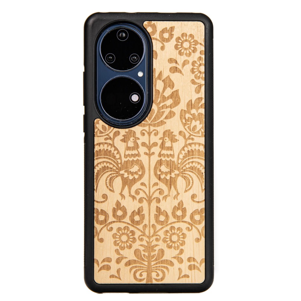 Drewniane Etui Bewood Huawei P50 Pro POLSKI FOLK ANIEGRE (1)