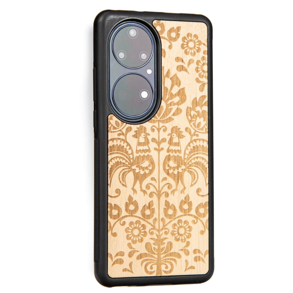 Drewniane Etui Bewood Huawei P50 Pro POLSKI FOLK ANIEGRE (2)