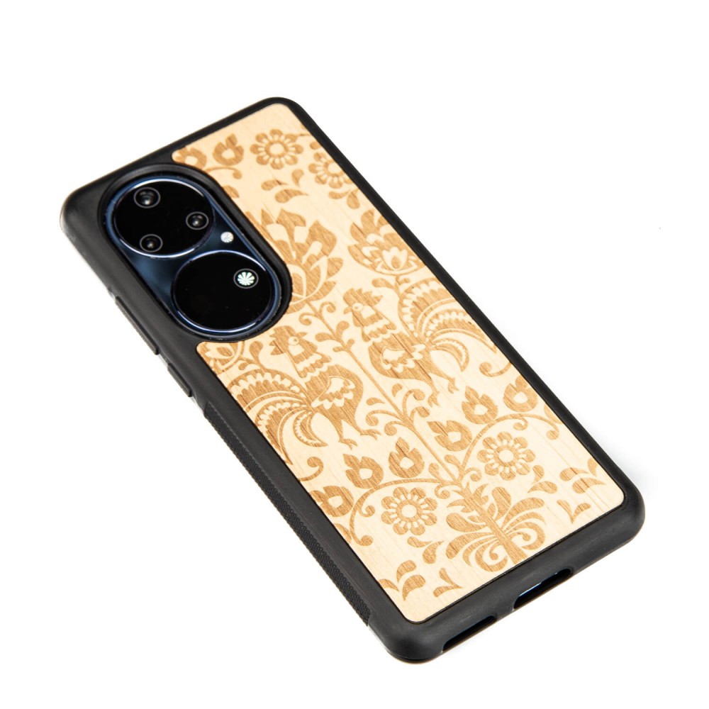 Drewniane Etui Bewood Huawei P50 Pro POLSKI FOLK ANIEGRE (3)