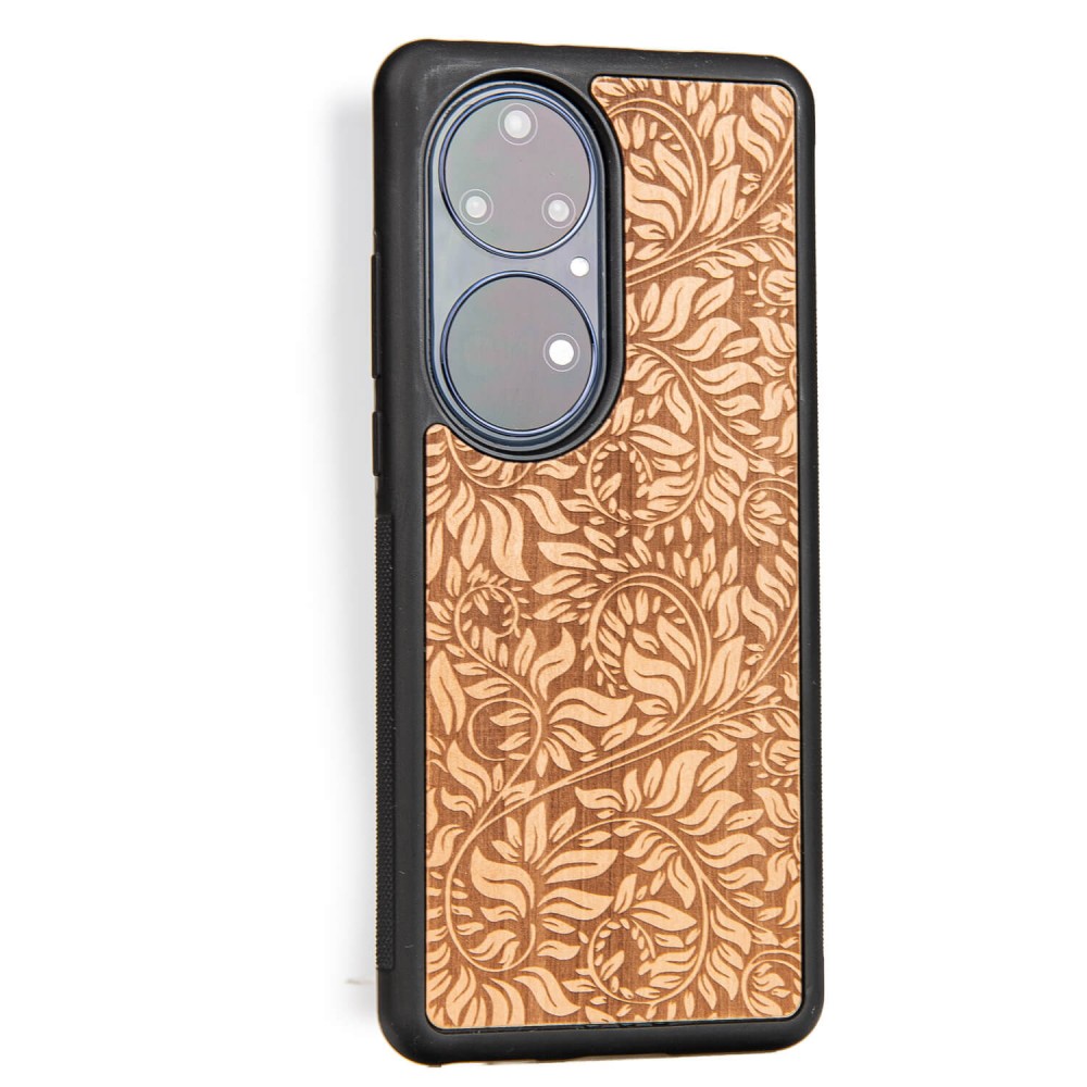 Drewniane Etui Bewood Huawei P50 Pro LIŚCIE JABŁOŃ (2)