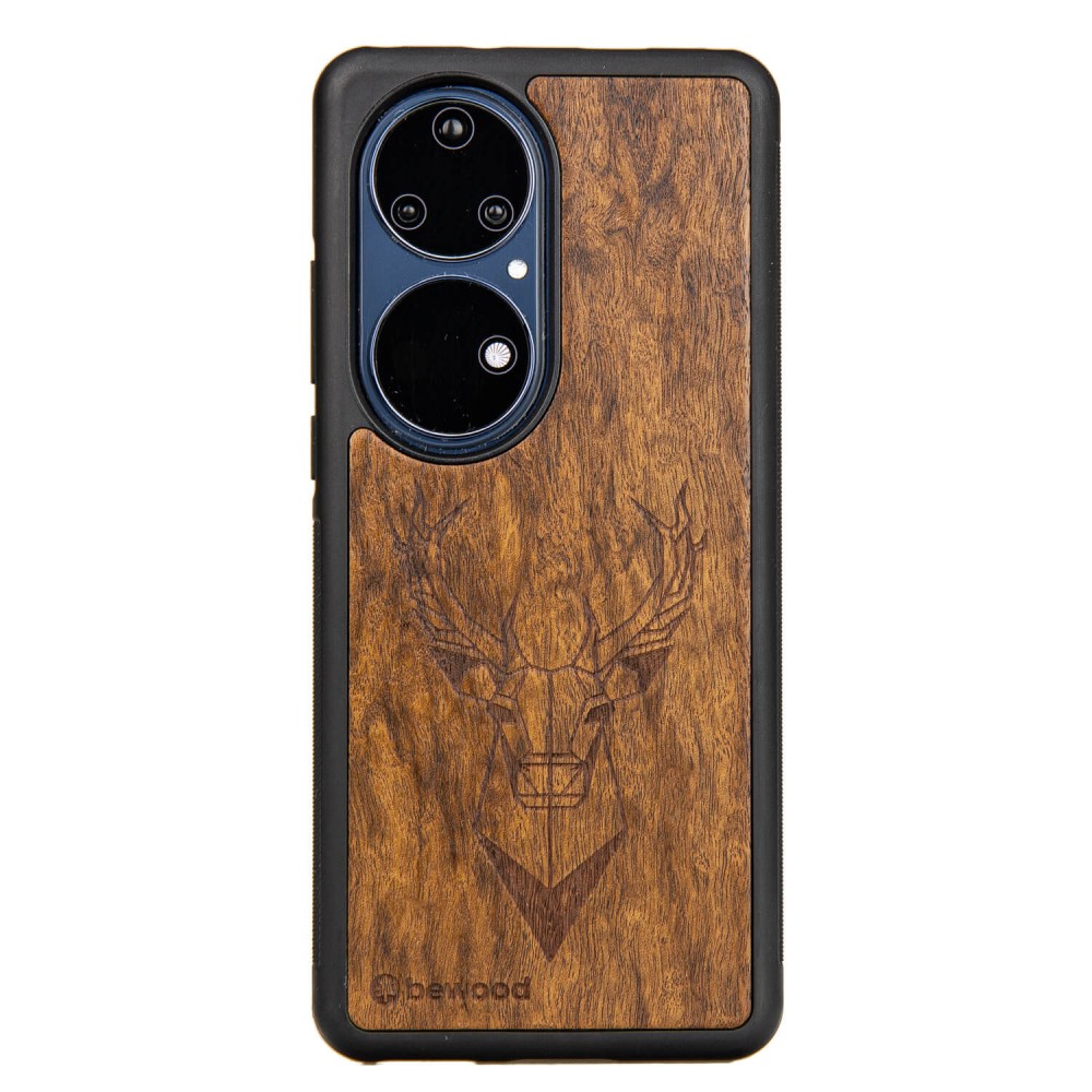 Drewniane Etui Bewood Huawei P50 Pro JELEŃ IMBUIA (1)