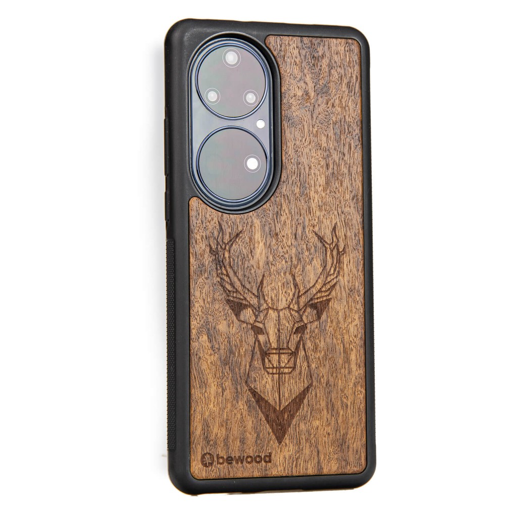 Drewniane Etui Bewood Huawei P50 Pro JELEŃ IMBUIA (2)