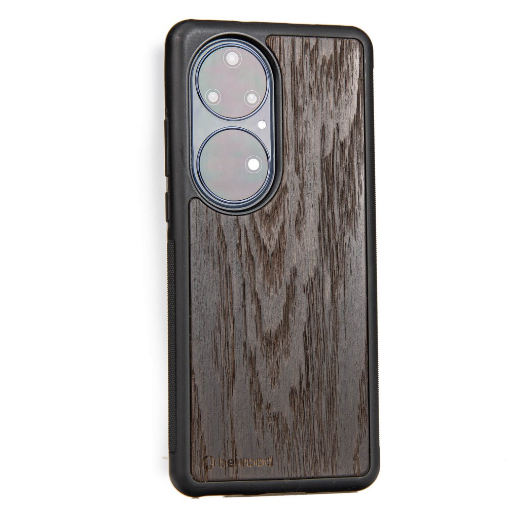 Drewniane Etui Bewood Huawei P50 Pro DĄB WĘDZONY (2)