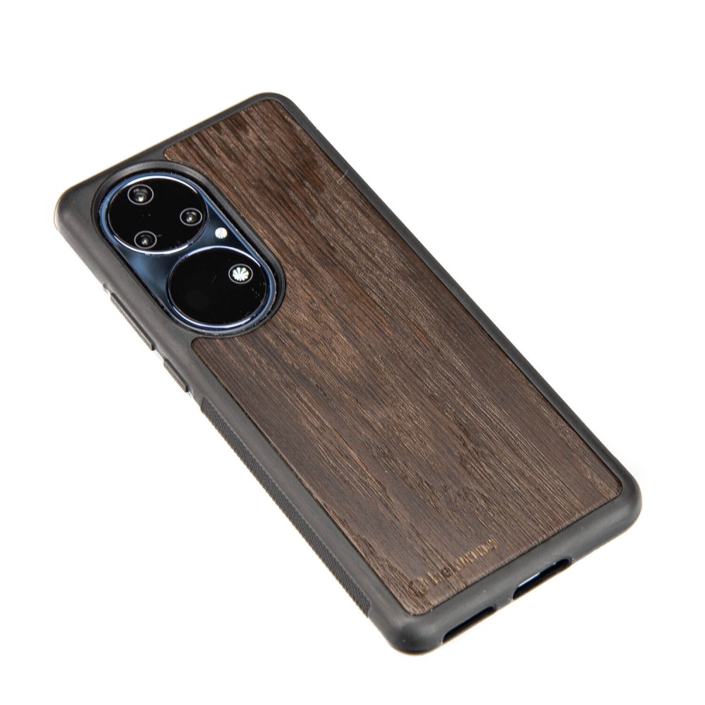 Drewniane Etui Bewood Huawei P50 Pro DĄB WĘDZONY (3)