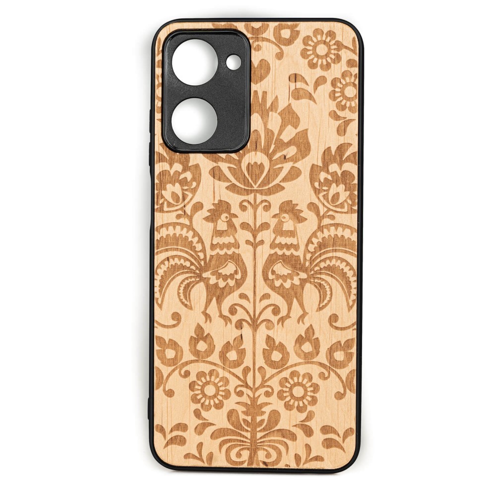 Drewniane Etui Bewood Realme 10 4G POLSKI FOLK ANIEGRE (1)