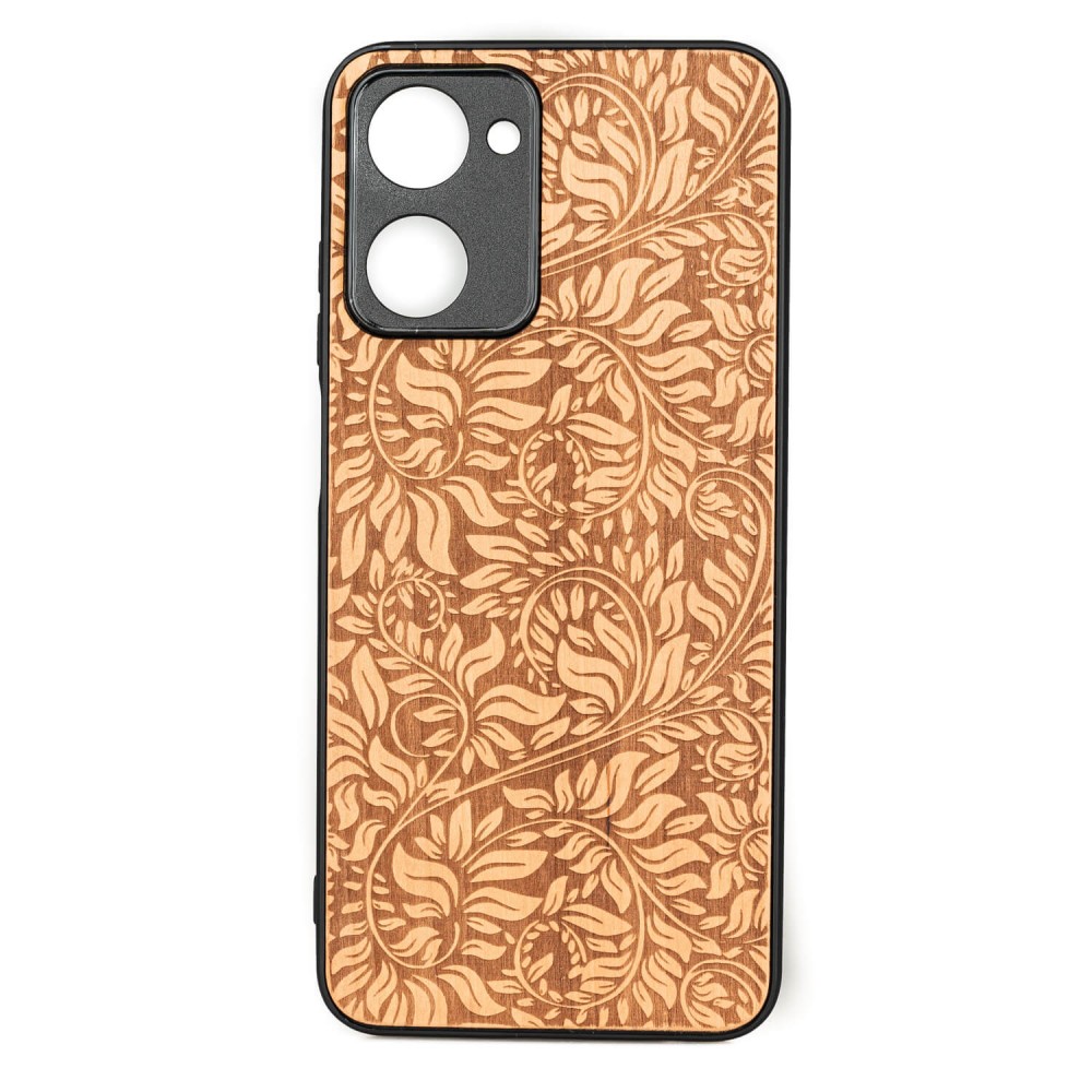 Drewniane Etui Bewood Realme 10 4G LIŚCIE JABŁOŃ (1)
