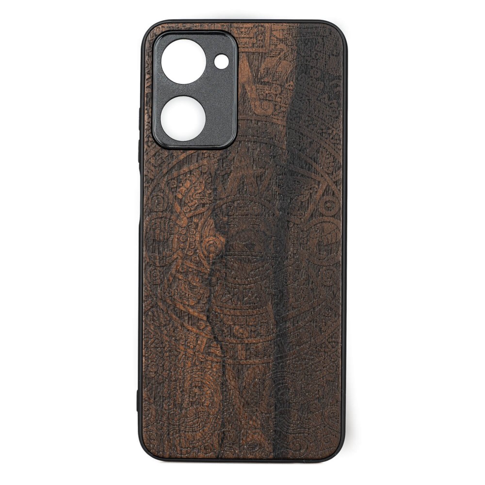 Drewniane Etui Bewood Realme 10 4G KALENDARZ AZTECKI ZIRICOTE (1)