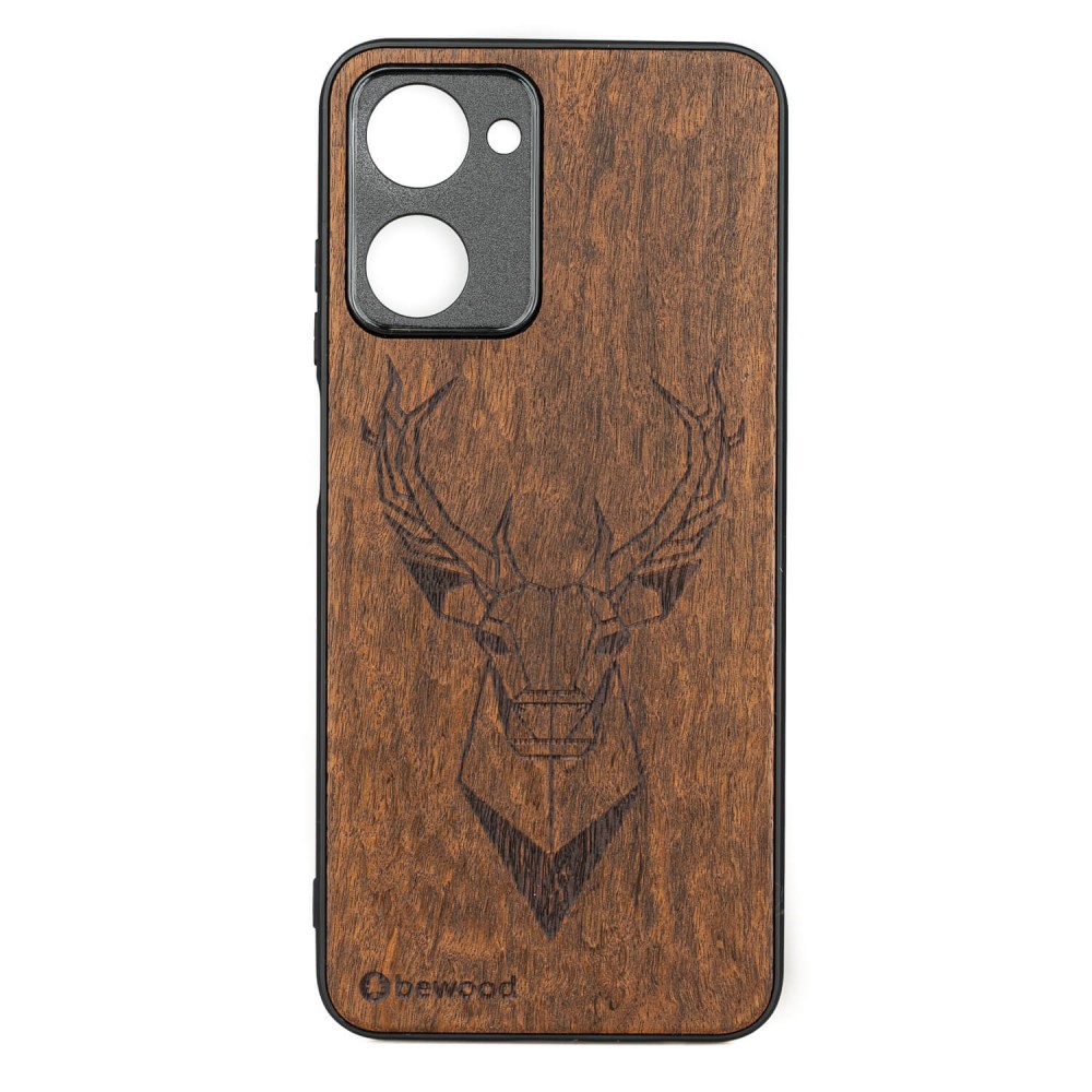 Drewniane Etui Bewood Realme 10 4G JELEŃ IMBUIA (1)