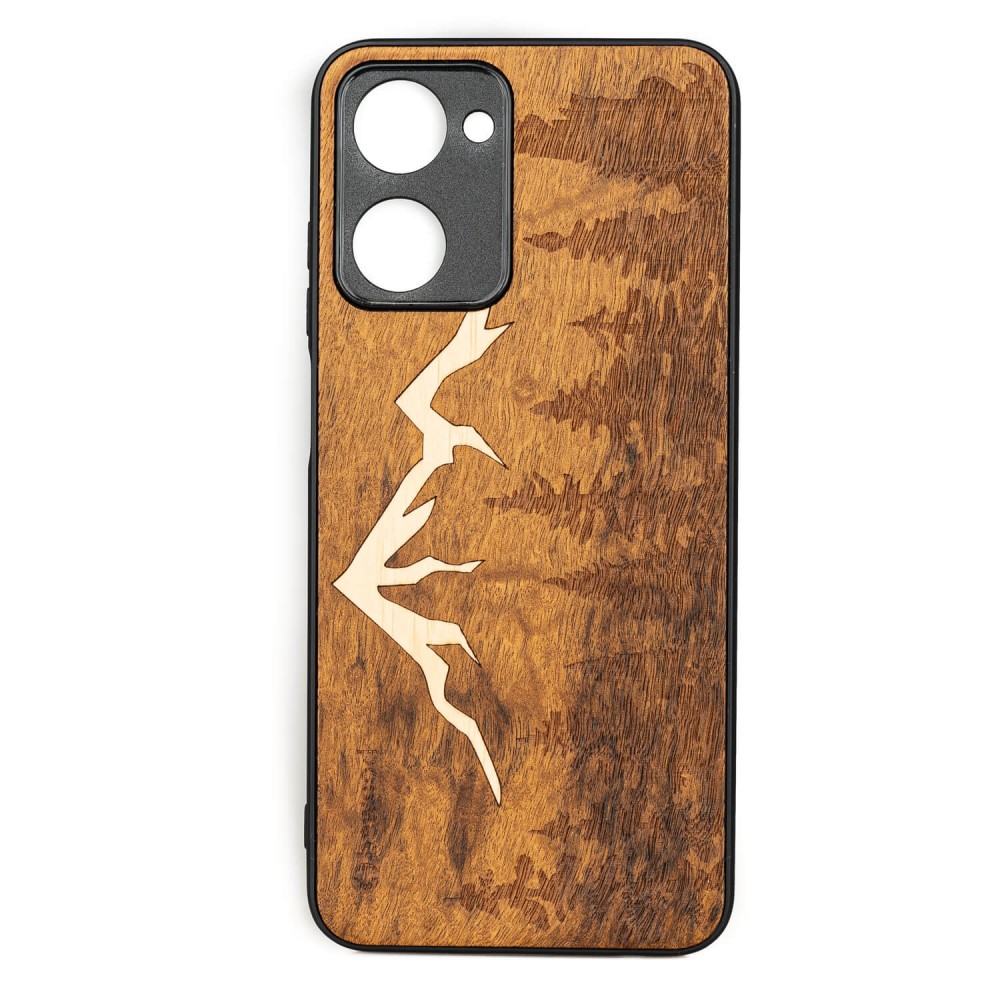 Drewniane Etui Bewood Realme 10 4G GÓRY IMBUIA (1)