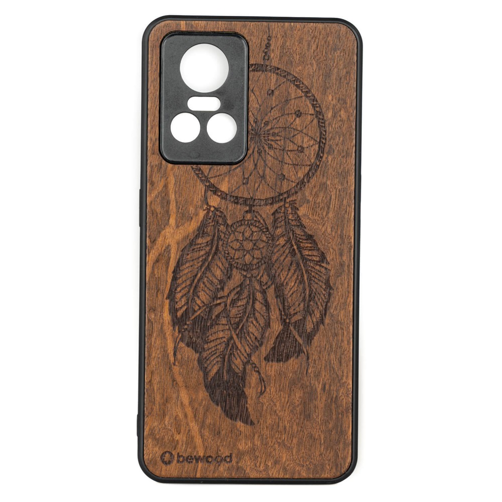 Drewniane Etui Bewood Realme GT Neo 3 ŁAPACZ SNÓW IMBUIA (1)